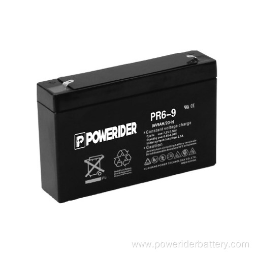 6v 9ah lead acid ups battery